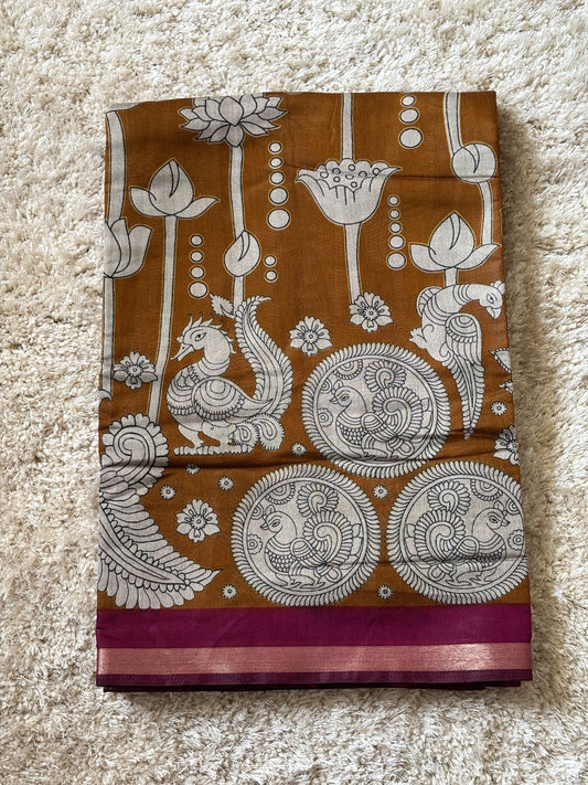 Soft Cotton with silk blend : Mustard - TN041