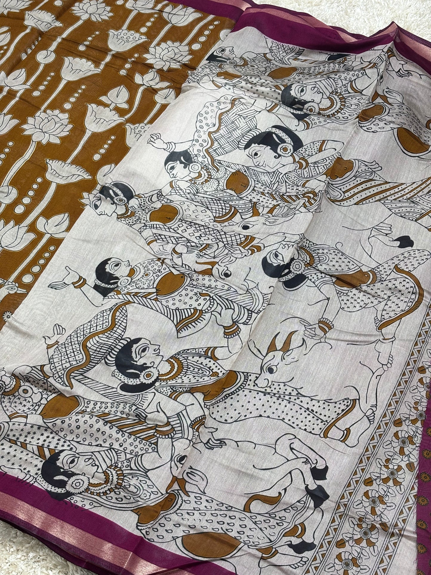 Soft Cotton with silk blend : Mustard - TN041