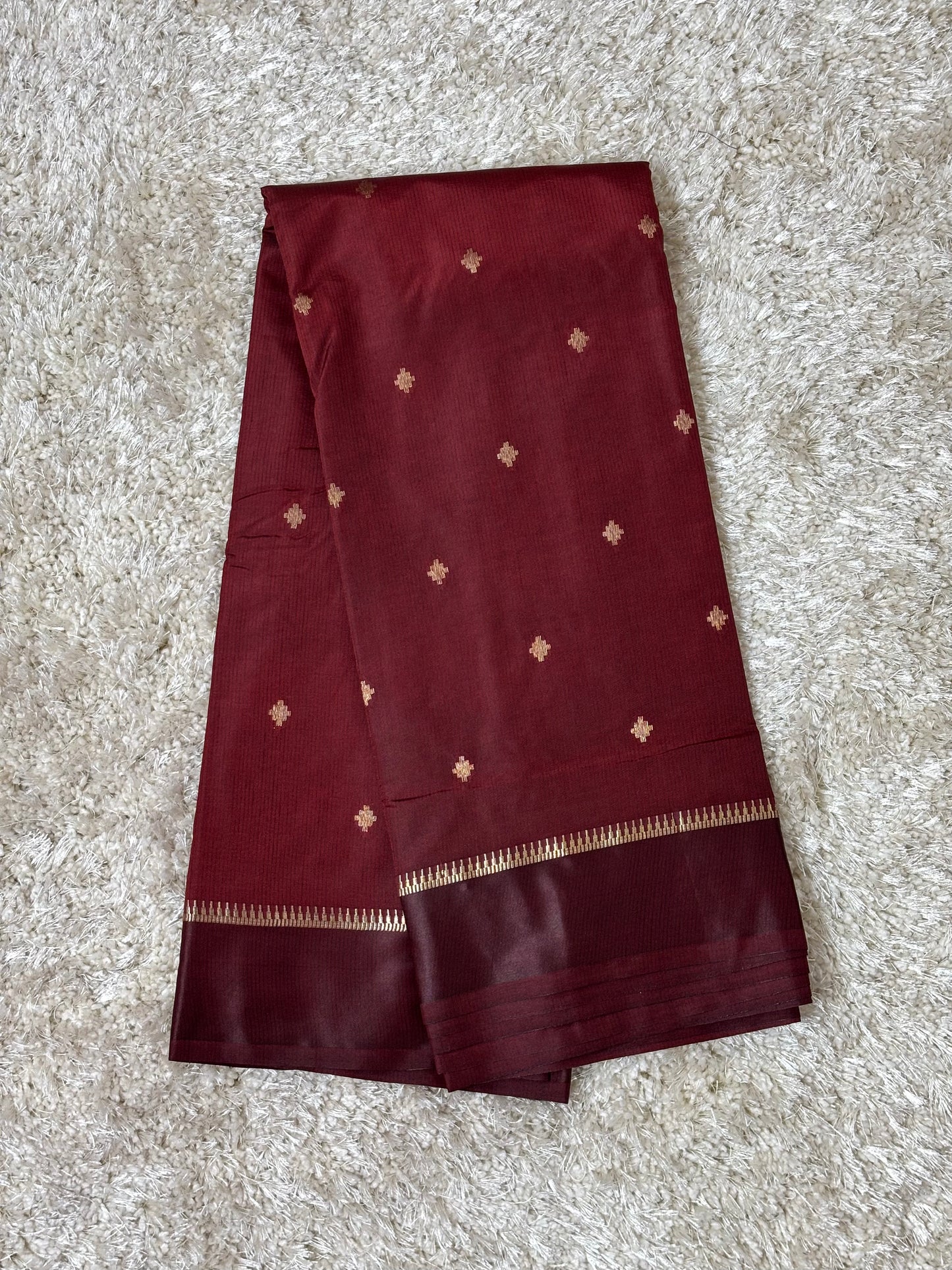 Silk Cotton : Maroon -TN044