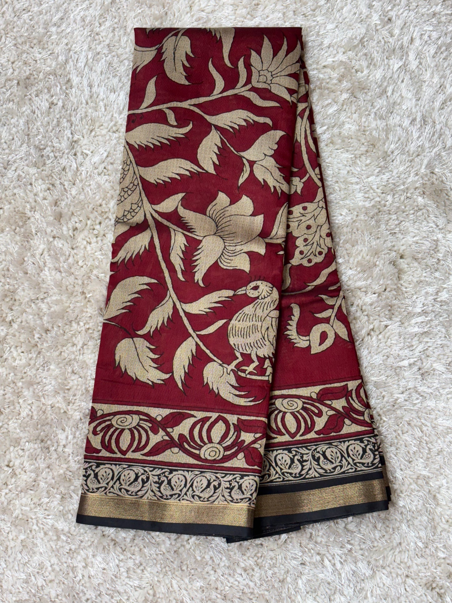 Mashru Silk : Red - TN032