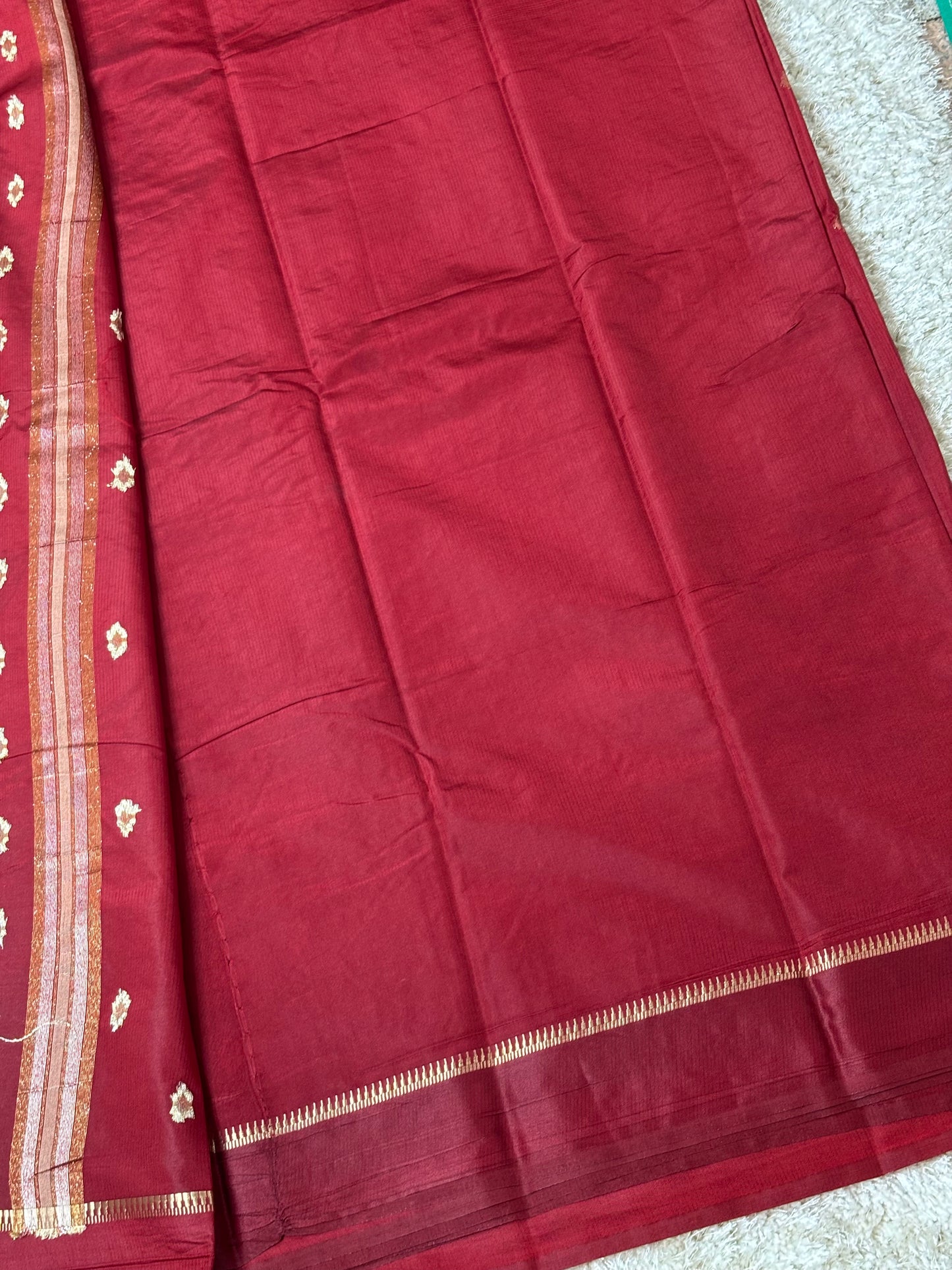 Silk Cotton : Red -TN043