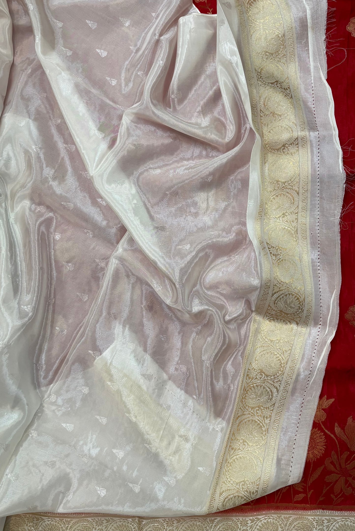 BANARASI SILK : RED - TN004