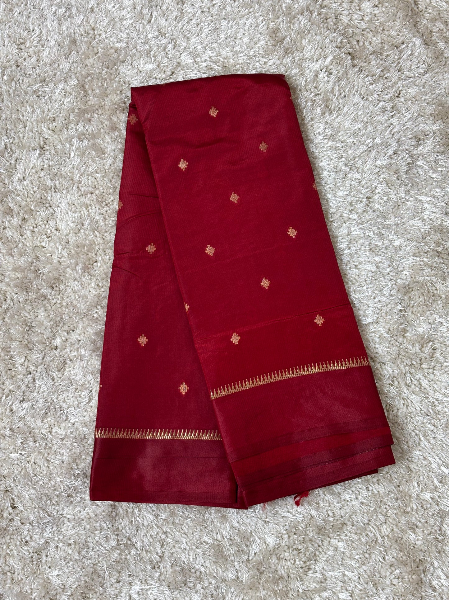 Silk Cotton : Red -TN043