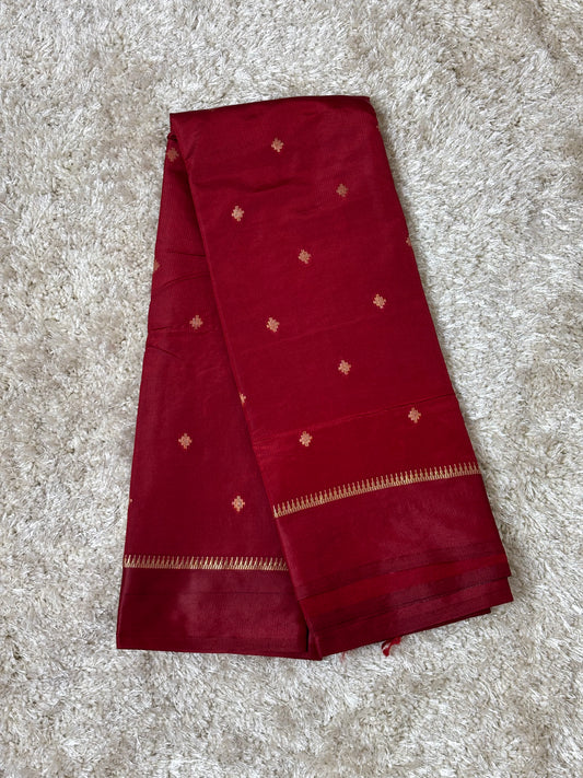 Silk Cotton : Red -TN043