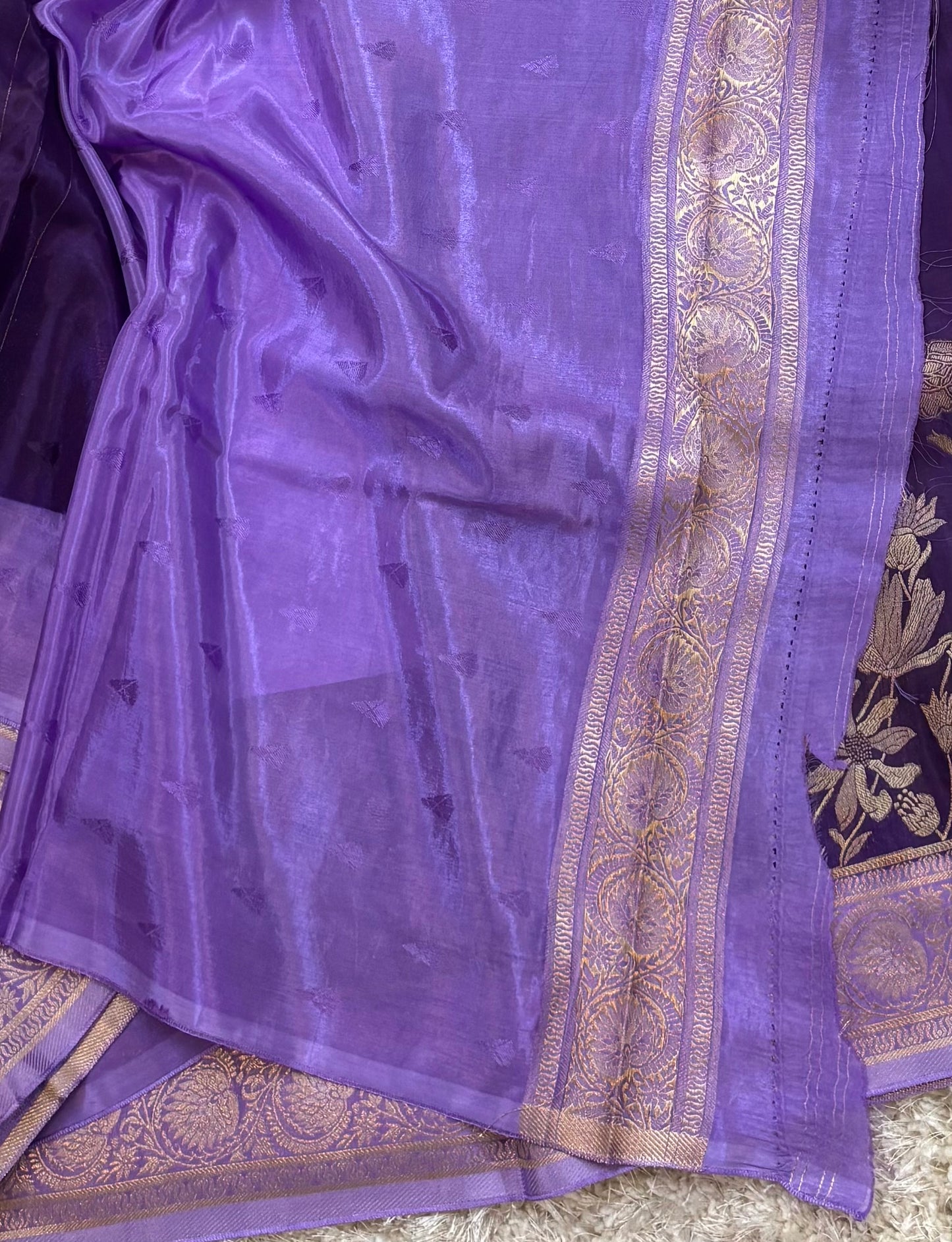 BANARASI SILK : VIOLET - TN006