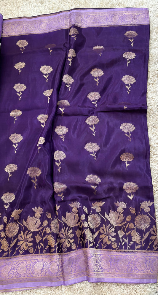 BANARASI SILK : VIOLET - TN006