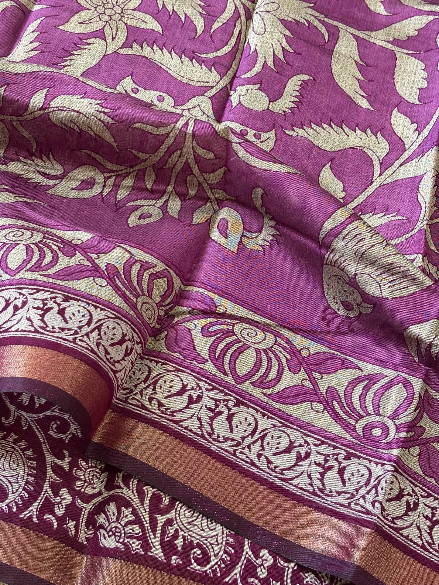 Mashru Silk : Violet - TN030