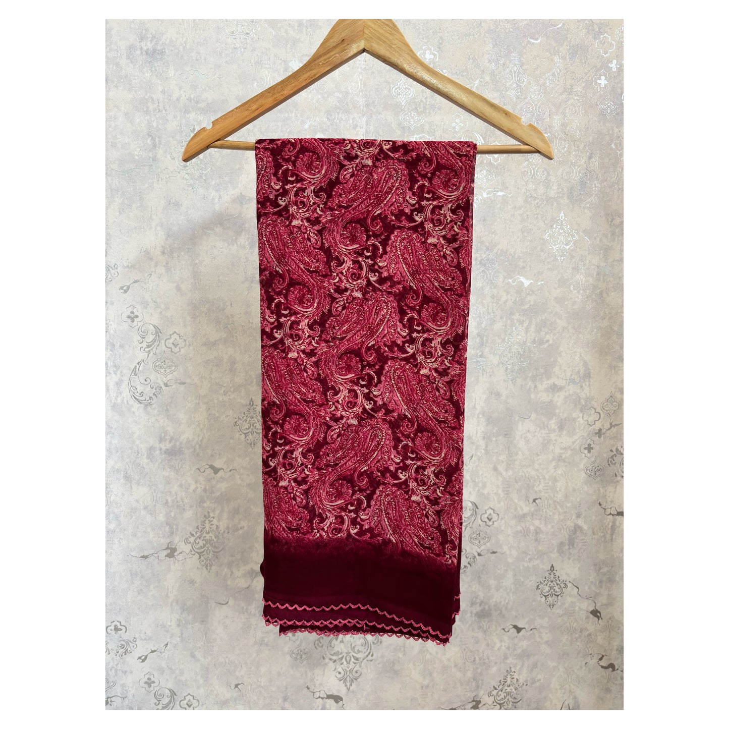 Georgette Saree : Red - TN129